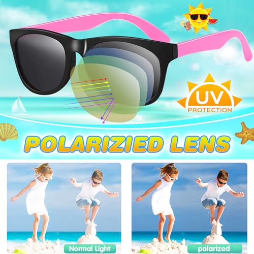 YADIYA Kids Sunglasses Bulk, 12Pack kids sunglasses party favors, 80s Retro Party Favors For Kids 8-12 4-8, Sunglasses For Kids Adults With UV400 Protection, Beach Pool Party Favors For Kids Adults…