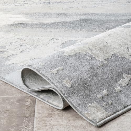 nuLOOM Chroma Abstract Area Rug, 5x8, Grey