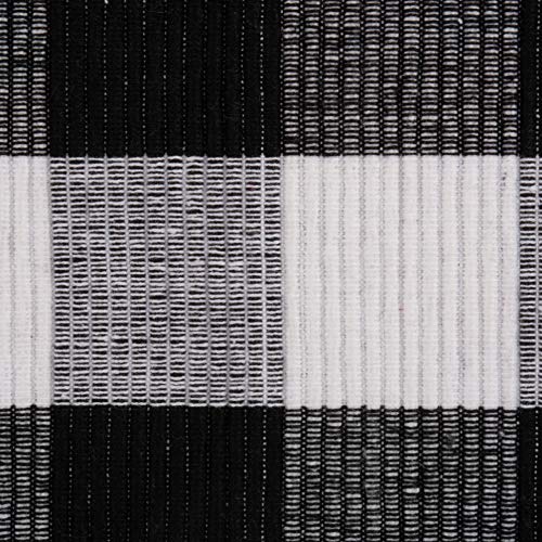 DII Buffalo Check Collection, Classic Farmhouse Tabletop Set, Napkin Set, 20x20, Gray & White, 6 Piece