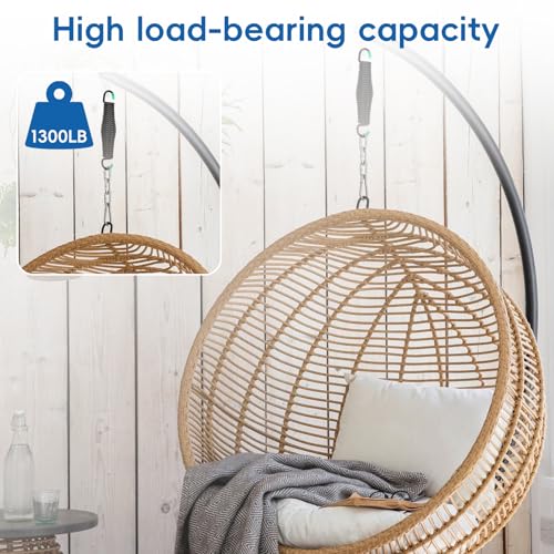 2Pack Premium Porch Swing Springs,1300lb Heavy Duty Springs, Rust Resistant Swing Springs, Spring for Swing Hammock Hanging Chair Spring for Hammock Spring,Porch Swings,Indoor Outdoor Hanging Kit