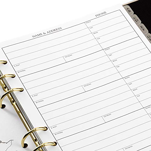 Hallmark Refillable Address Book (Cream)