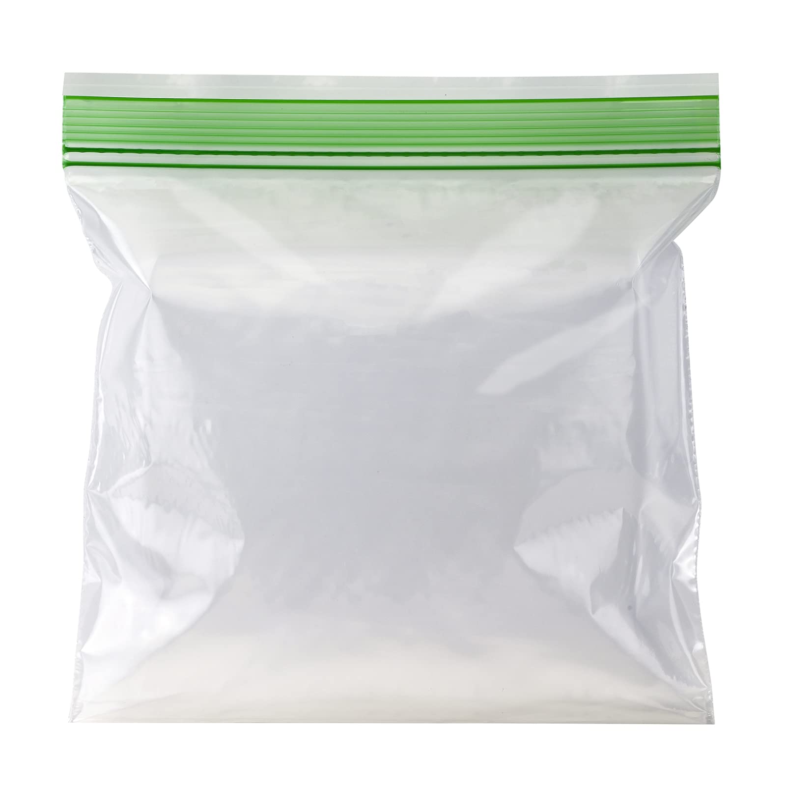 Amazon Basics Reclosable Sandwich Double Zipper Storage Bags, 100 Count, Pack of 1