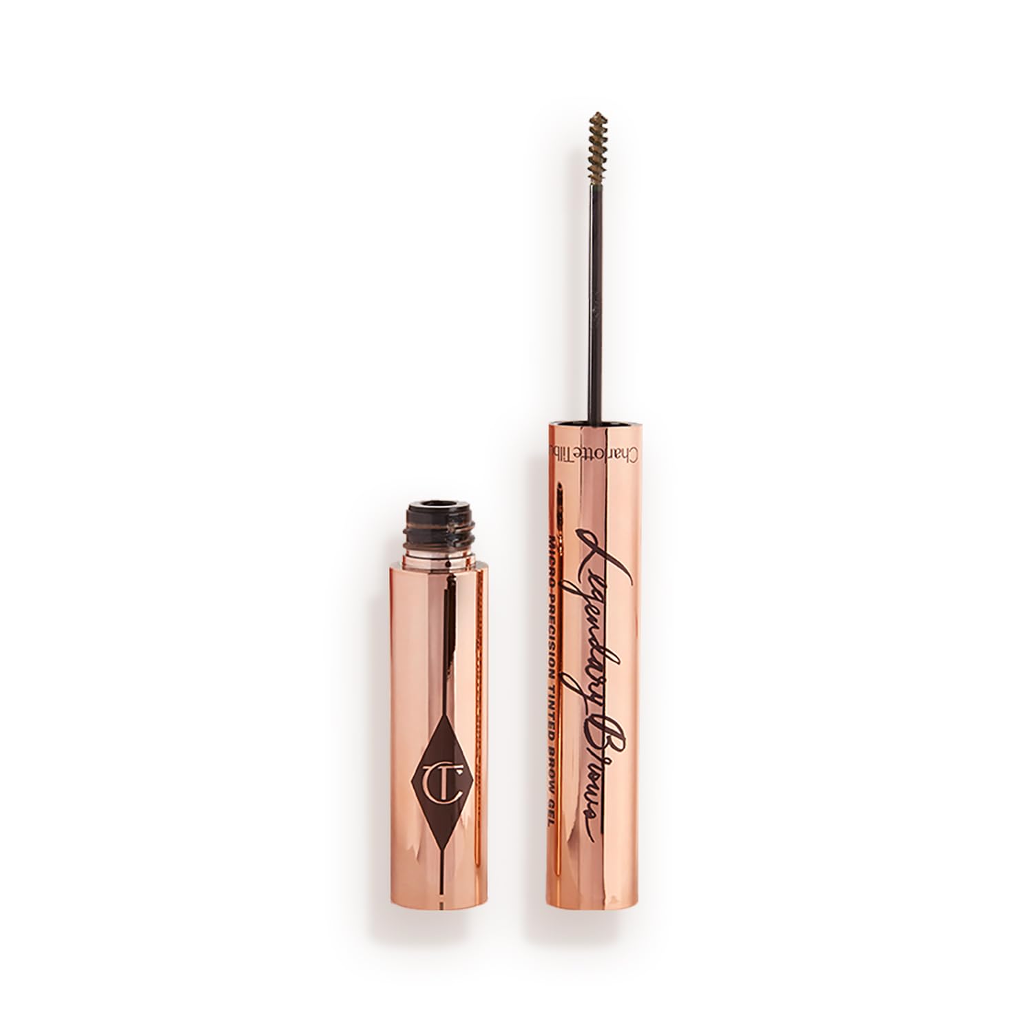 Charlotte Tilbury Legendary Brows Tinted Eyebrow Gel - Micro-Precision Brow Brush Adds Fullness, Texture & Feathered Definition - Water-Resistant Formula - Taupe