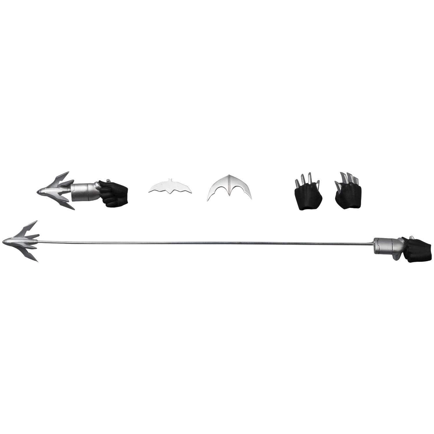 DC Comics: Batman Hush (Black Version) Mafex Action Figure, Multicolor