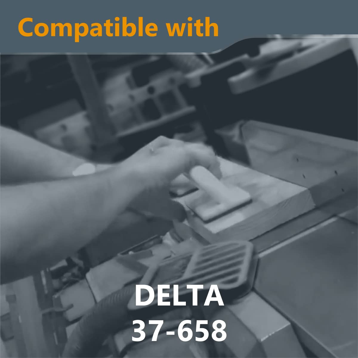 POWERTEC 6 Inch Jointer Blades for Delta 37-190 37-195 37-205 37-220 37-275X Jointer, Replacement for 37-658 Jointer Knives, Set of 3 (148032)