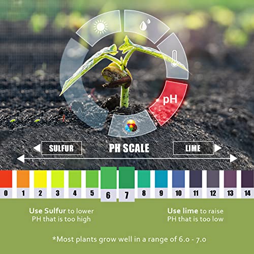 Earth Science Fast Acting Sulfur – Soil pH Reducer, Lowers pH Instantly, Reduces Nutrient Runoff, Improves Growth & Color for Acid-Loving Plants, Long-Lasting Lawn Care Flower Bee Supplement(2.5lb)