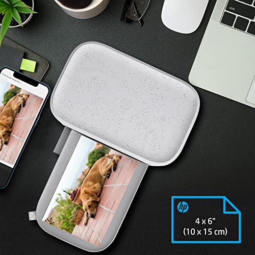 HP Sprocket Studio Plus 4x6 Instant Photo Printer – 118 Sheets & Cartridge Bundle - Wireless, Wi-Fi, Premium Dye Sublimation - Vibrant Color Pictures - Editing App for Fun, Creative Photos