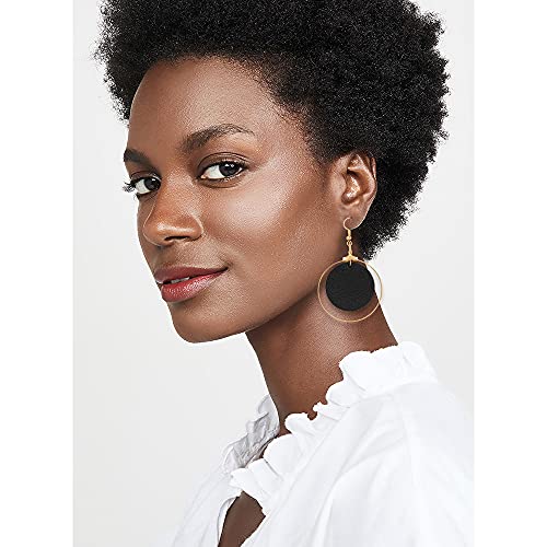 KINIVA Big Dangle Earrings for Women Trendy, Lightweight Geometric Earrings Drop, Fashion Gifts for Christmas (31 Blue)