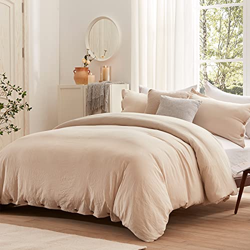 NexHome Dark Grey Duvet Cover Sets Twin Size 2 Piece Double Brushed Microfiber Twin Duvet Cover with Button Closure & Corner Tie 1 Breathable and Soft Duvet Cover 68x90 inches + 1 Pillow Sham