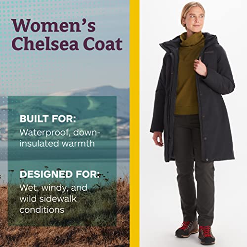 MARMOT Women's Chelsea 700 Fill Down Breathable Coat, Arctic Navy, X-Small