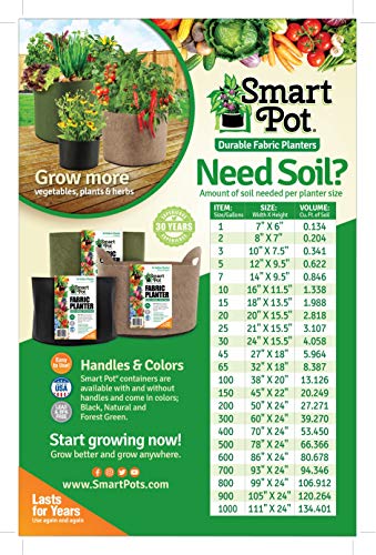 Smart Pots 100-Gallon Smart Pot Soft-Sided Container, Black