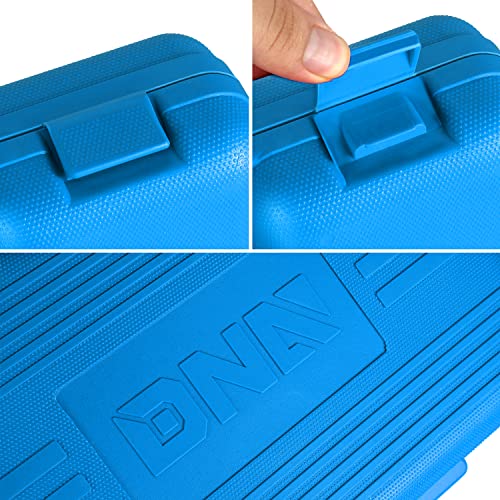 DNA MOTORING TOOLS-00244 8-Pcs Brake Service Kit, Brake Spring Installer Remover Plier Tools Set with Carrying Case,Blue