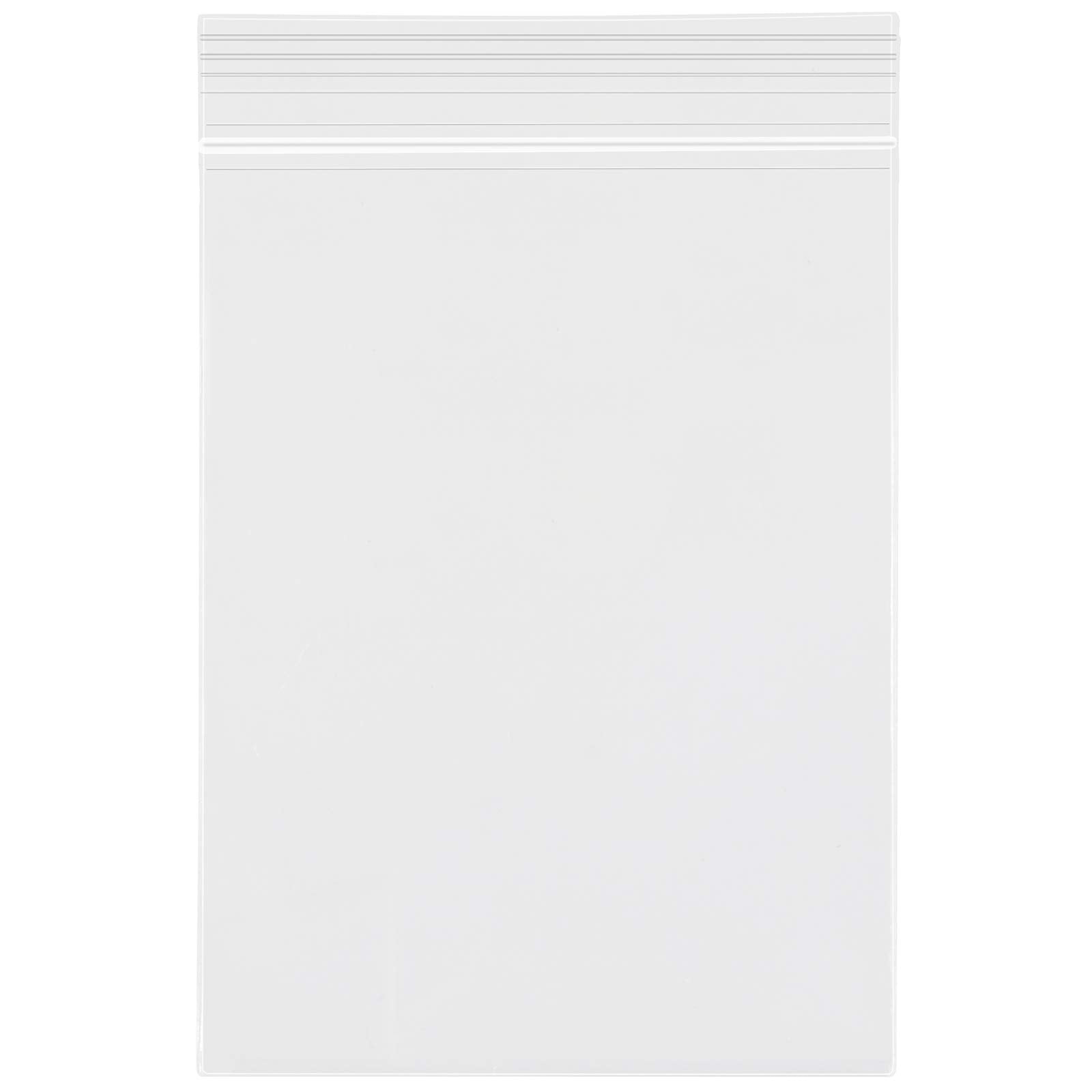 3''x 4'', (Pack of 100) Small Clear Poly Zipper Bags Reclosable Zipper lock Storage Plastic Bags for Jewelry, Gift Card, Halloween Candy