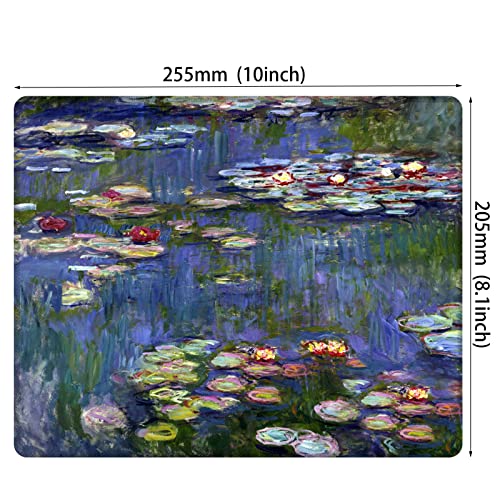 ToLuLu Mouse Pad Small Mousepad with Stitched Edge, Rectangle Gaming Mouse Mat Customized Art Non Slip Rubber Mini Cute Mouse Pads for Computer, Laptop Office Home School, Art Painting