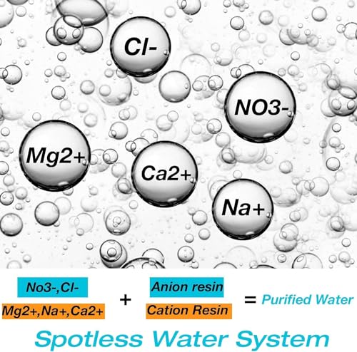 H&G lifestyles Mixed Bed Resin DI Resin Filter Cartridge Refill for Spotless Water Car Washing Water System Spotfree Rinse Deionized Water Replacement for Water Deionizer