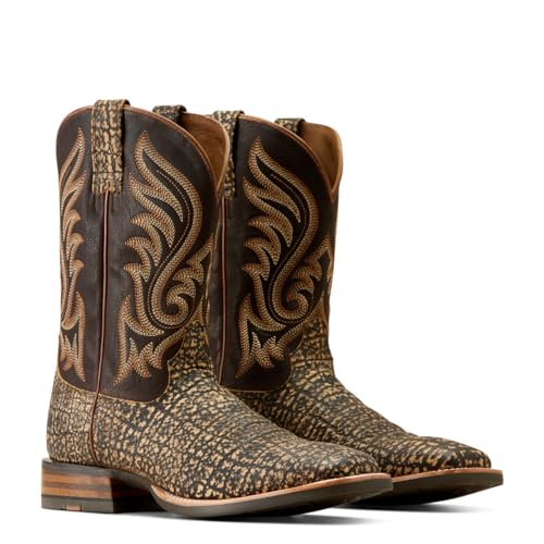 Ariat Mens P29053_m_foo Western Boot, Dark Chocolate/Muddy Elephant Print, 9.5 Wide US