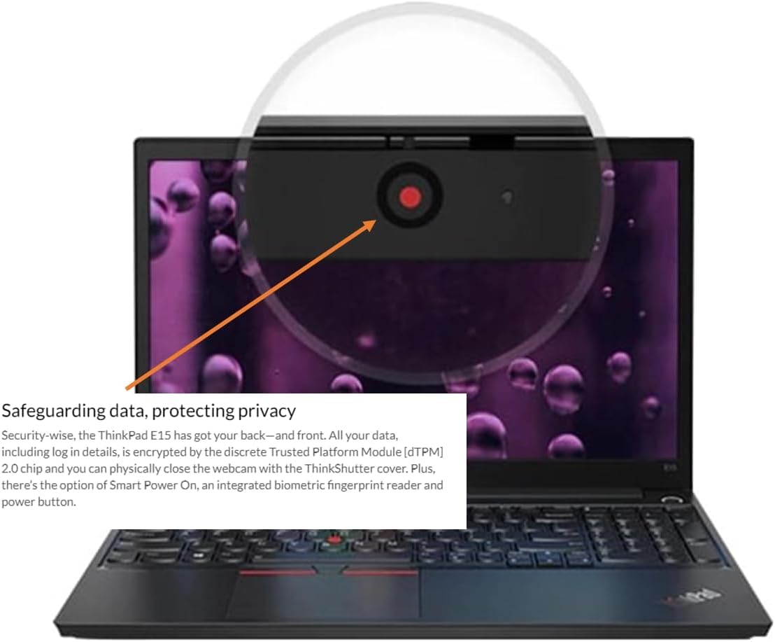 Lenovo ThinkPad E15 Gen 2 Business Laptop (15.6" FHD Touchscreen, Intel 4-Core i5-1135G7 (Beats i7-10510U), 32GB RAM, 1TB SSD), Fingerprint, Backlit KB, Thunderbolt 4, Webcam, Win 11 Pro, Black