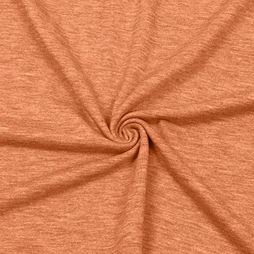 Halloween Shirts Women Hocus Pocus Shirt Funny Pumpkin Heart Graphic Tees Boo Short Sleeve Fall Tops(Orange2,Medium)