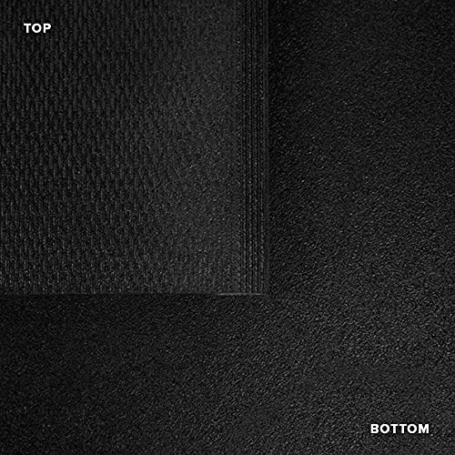 IncStores 1/2 Inch Thick Laundry Machine Anti Vibration Mat | Extra Thick Rubber Mat for Washer and Dryer Floor Protection Made from Non-Porous Recycled Material | 28" x 34", 2 Mats Black