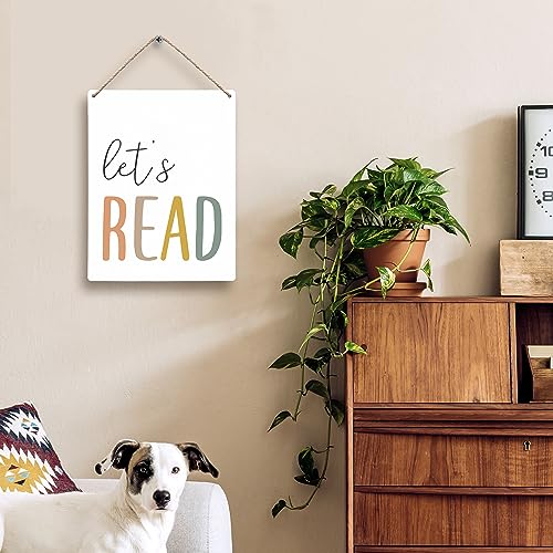 FUGWN Boho Let’s Play Wooden Signs 8x10, Boho Wall Hanging, Lets Play, Boho Nursery Decor, Playroom Decor, Play Sign, Playroom Sign, Play Room Wall Decor, Play Room Decor for Kids