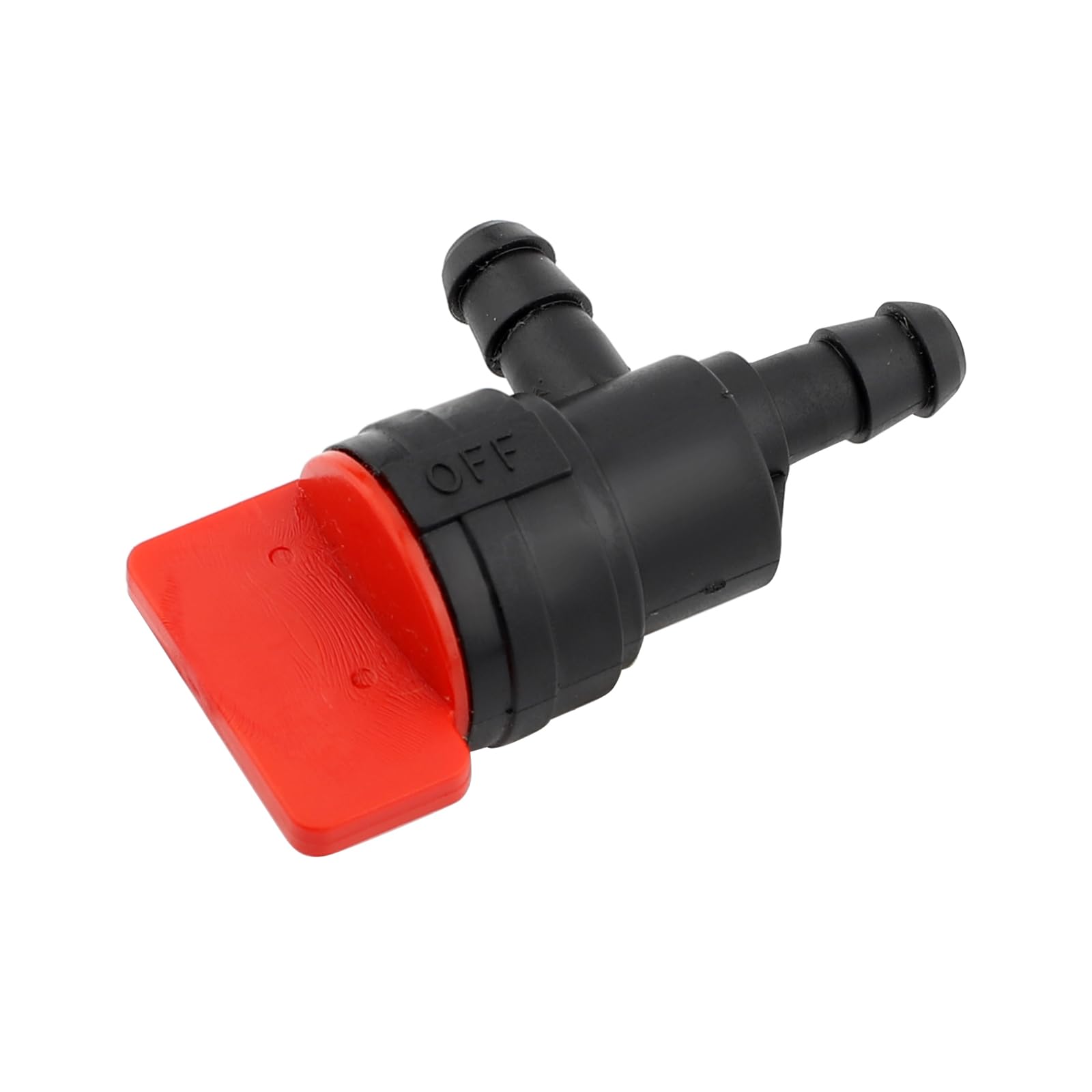 Panari 1/4" 90 Degree Fuel Shut Off Valve with Clamps for 698181 494539 697944 Tecumseh 35857 LawnMower (Pack of 2)