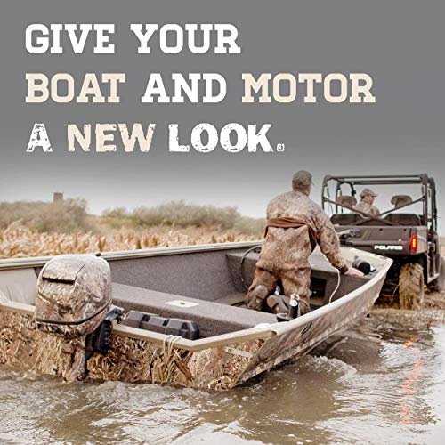 Mossy Oak Graphics Winter Camo Boat Wrap Kit - Easy to Install Vinyl Wrap with Matte Finish - 24" x 25' Kit