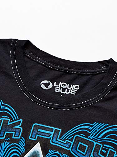 Liquid Blue Men's Dark Side Of The Moon Long Sleeve T-Shirt, Tie Dye, Medium