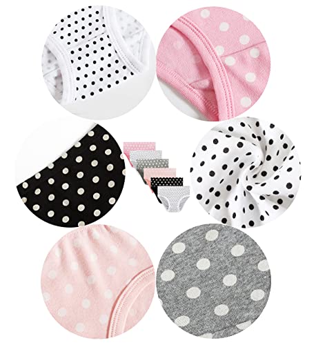 Family Feeling Kids Baby Panties Little Girls Assorted Underwear rainbow (Pack of 6) Size 2T 3T