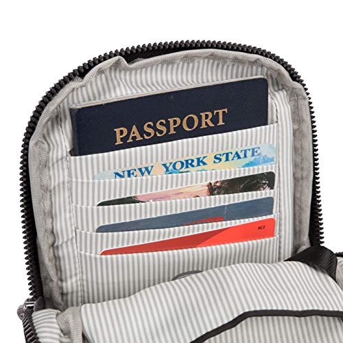 Travelon Anti-Theft Tailored Crossbody Phone Pouch, Onyx