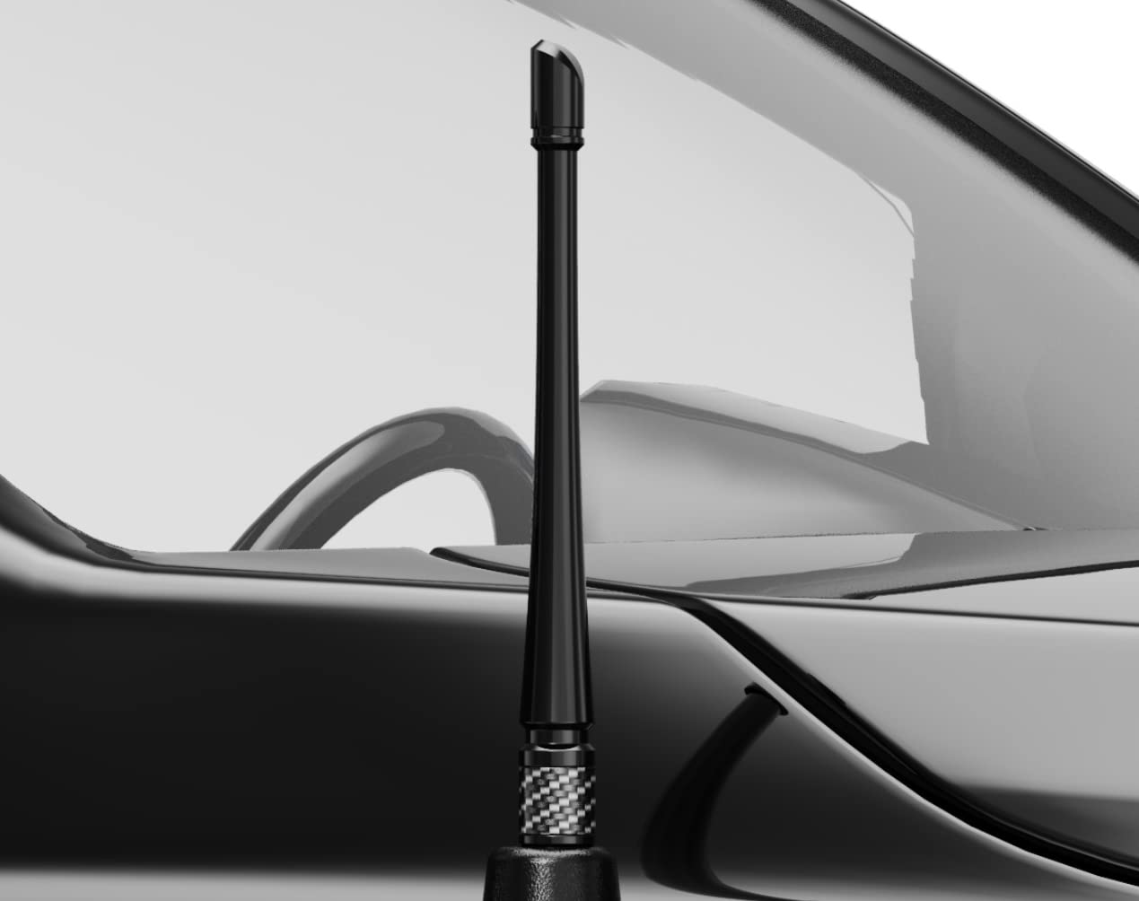 RYDONAIR Antenna Compatible with Toyota Tundra 2000-2024 & Toyota Tacoma 1995-2015 | 7 inches Flexible Rubber Antenna Replacement | Designed for Optimized FM/AM Reception