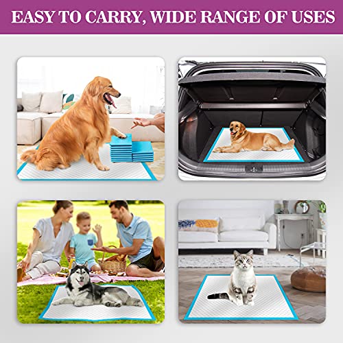 IMMCUTE Extra Large Dog Pee Pads 28"x30"-30 Count | X-Large Puppy Pee Training Pads Super Absorbent & Leak-Proof | Disposable Pet Piddle and Potty Pads for Puppies | Dogs | Doggie| Cats | Rabbits