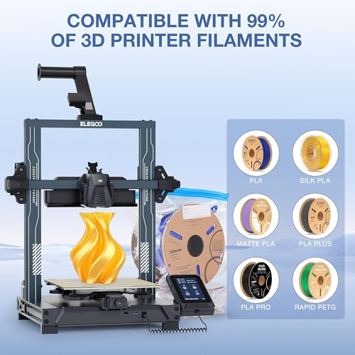 ELEGOO Filament Storage Bags Vacuum Kit, 20 Bags Vacuum Sealed with Hand Pump Dust Proof Humidity Resistant, Perfect for 3D Printer Filament Storage and Keep Filament Dry (13.4x11.8 inch)