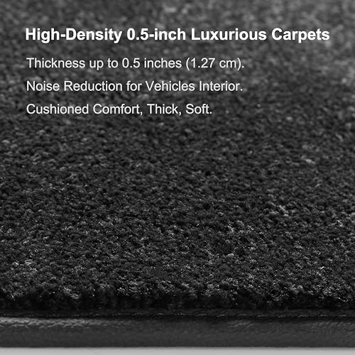 WENNEBIRD Superior Carpet Floor Mats for 2013-2018 Toyota RAV4, RAV4 Hybrid (XA40), Premium All Weather Anti-Slip Waterproof Floor Liners, 0.5 Inch Thickness Rugs - 3pc