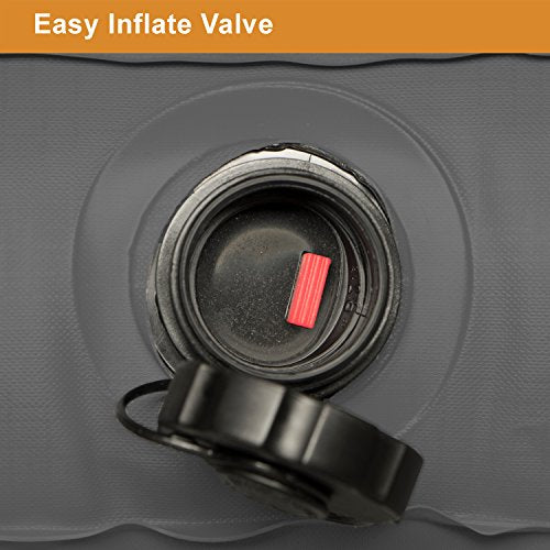 Rightline Gear Truck Bed Air Mattress With Built-In Pump, 5.5 to 8 Foot Bed, Grey