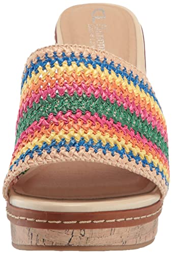 CL by Laundry Women's Beginning Wedge Sandal, Natural, 11