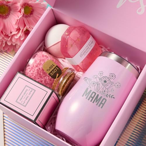Mothers Day Gifts for Mom, Mom Birthday Gifts, Christmas Gifts for Mom, Thoughtful Gifts for Mom Mother in law Step Mom, Best Mother's Day Gifts from Daughter Son Kids, Mom Spa Gifts Basket Set