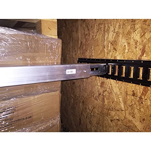 DC Cargo Heavy Duty E-Track Shoring Beams 84"-96" Adjustable Truck Cargo Bar Unshakable Cargo Load Bars for Trailers & Box Trucks, Break Strength 9000 lb - Versatile Decking & Securement