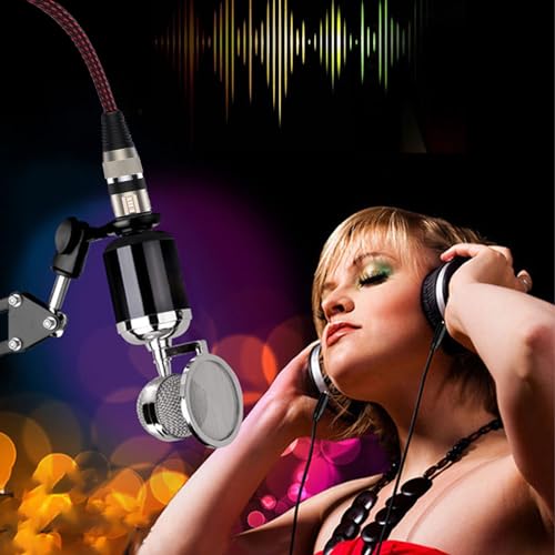 tsrqponmlkjlh XLR Female to 1/4(6.35mm) Male TRS Jack Lead Balanced Signal Interconnect Cable XLR to 1/4 Patch Cable-10feet