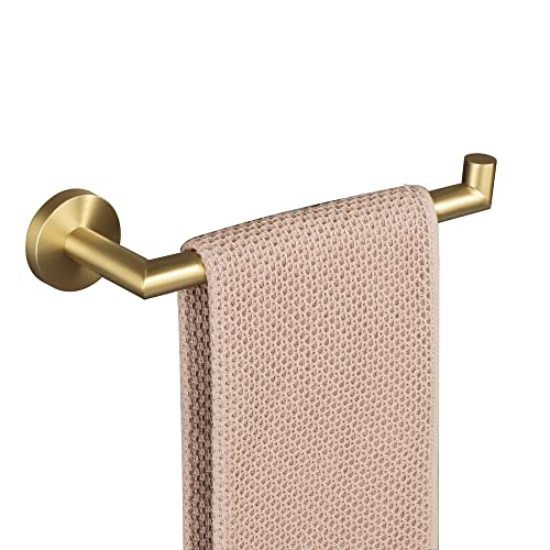 Alise Hand Towel Holder Towel Ring for Bathroom Lavatory,Gold Towel Bar Towel Hanger Wall Mount SUS304 Stainless Steel Towel Rack,Brushed Gold Finish,GKN280-G