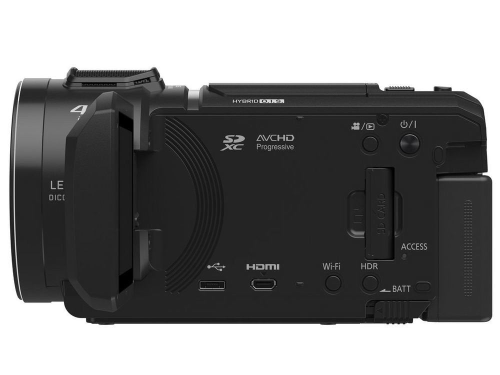Panasonic HC-V800K FHD Cinema-like Camcorder, 24x Leica Dicomar Lens, 1/2.5" Bsi Sensor, Three O.I.S. Stabilizer Systems,Black