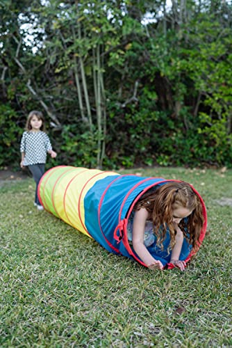 Pacific Play Tents 20560 Primary Colors 6' Play Tunnel 72" x 19" x 19"