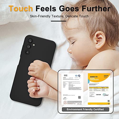 YENAPOON for Samsung Galaxy S24 Case, Silicone Phone Case with 1 Screen Protector, Soft Anti-Scratch Microfiber Lining, Full Body Shockproof Slim Cover Support Wireless Charging, Yellow