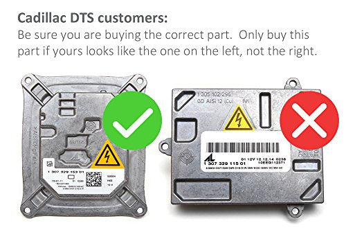 Replacement Xenon HID Ballast for BMW, Mini, Audi, Cadillac with AL 307 329 153 and 307 329 193 Headlight Control Unit Module 63117182520, 25806714