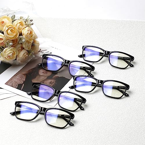 SIGVAN Ladies Reading Glasses Blue Light Blocking Spring Hinge Fashion Pattern Print Eyeglasses for Women (color, 4.00)