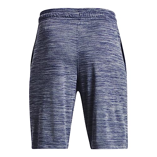 Under Armour boys Prototype 2.0 Wordmark Shorts, (411) Midnight Navy Light Heather / / White, Small