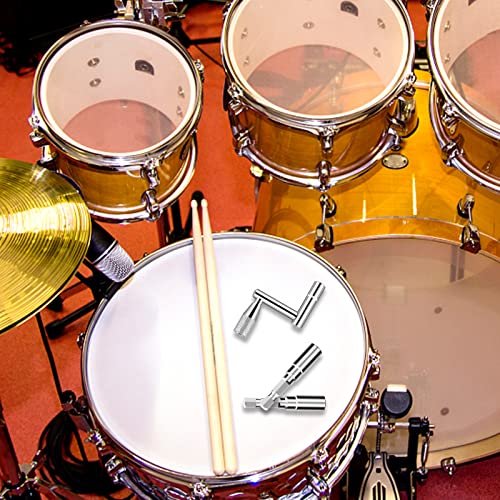 EASTROCK Drum Key Drill Bit Drum Tuning Key 3pcs Drum Key Percussion Tunner Tool for Drum Accessories