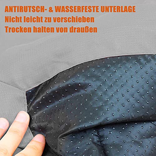 Senzkon Outdoor Dog Bed, 35”x24“ Portable Camping Travel Dog Bed, Soft, Comfortable, Waterproof, Non-Slip, Machine Washable Easy to Clean Pet Mat for Small, Medium and Large Dog and Cat.