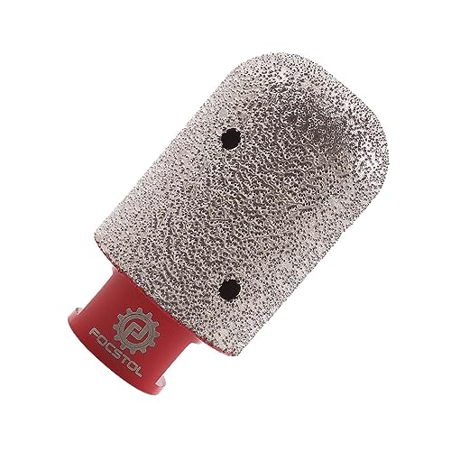 FOCSTOL Diamond Finger Milling Bit - 1-3/8''(35mm) Core Drill Bit for Enlarging Grinding and Shaping Existing Holes in Tile Porcelain Ceramic Marble Granite Countertop 5/8''-11 Thread