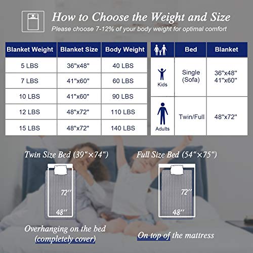 Double-Sided Weighted Blanket King Size 30lbs(88''x104'', All Season Use), Warm Short Plush and Cool Tencel Reversible Weighted Blanket, California King Size for Adults & Couple - Carry Bag Included
