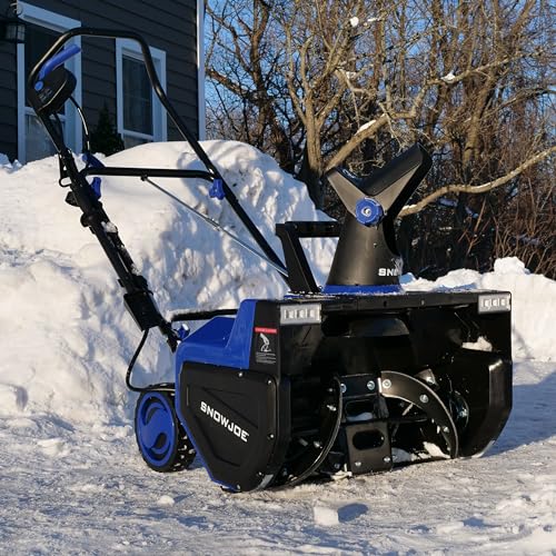 Snow Joe 15A Electric Snow Blower with Dual LED Lights, 22" Walk-Behind Machine